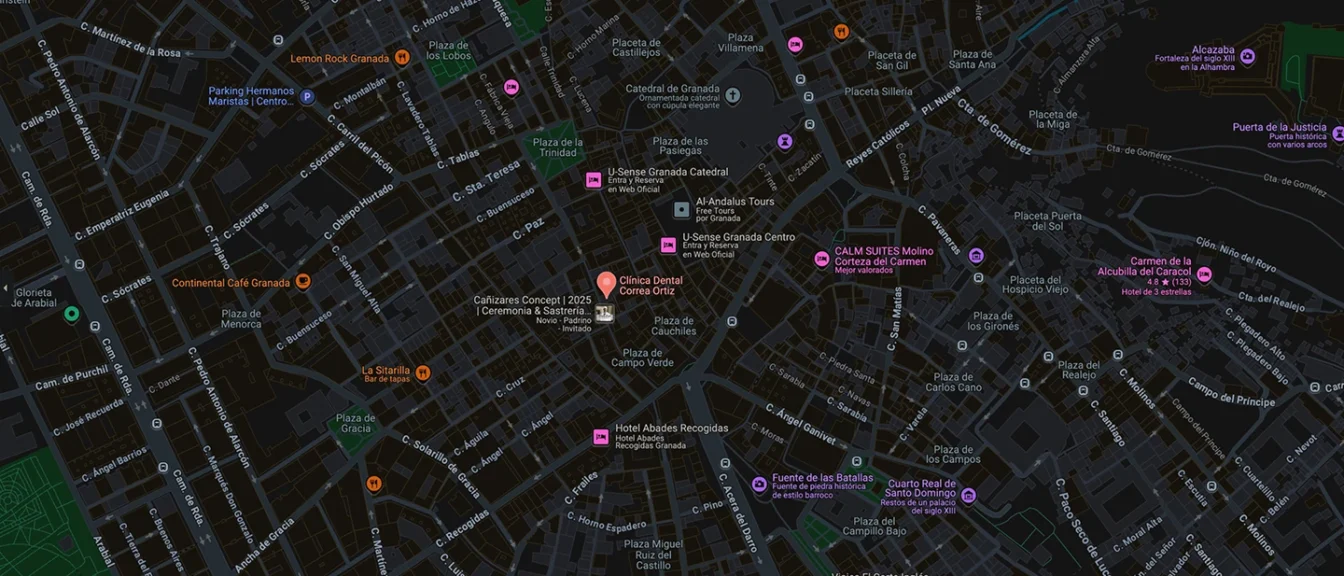Localización de Clínica Dental Correa en Google Maps